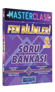 8. Sınıf Masterclass Fen Bilimleri Soru Bankası (Sağlam Test)