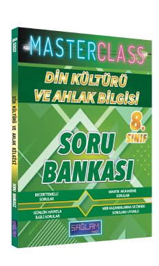 8. Sınıf Masterclass Din Kültürü ve Ahlak Bilgisi Soru Bankası (Sağlam Test)