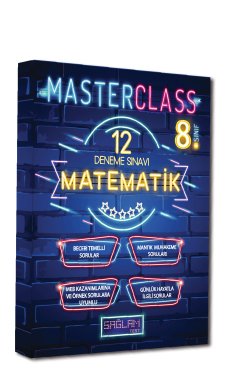 8. Sınıf Masterclass Matematik 12 Deneme Sınavı (Sağlam Test)