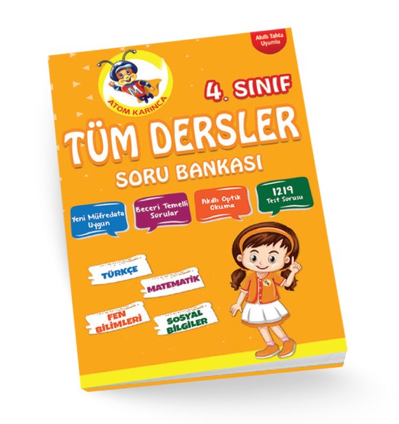 4. SINIF TÜM DERSLER SORU BANKASI-4 (ATOM KARINCA)