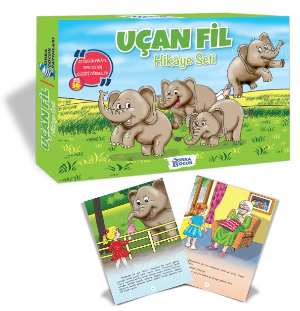 UÇAN FİL HİKÂYE SETİ (10 KİTAP) (Orka Çocuk)