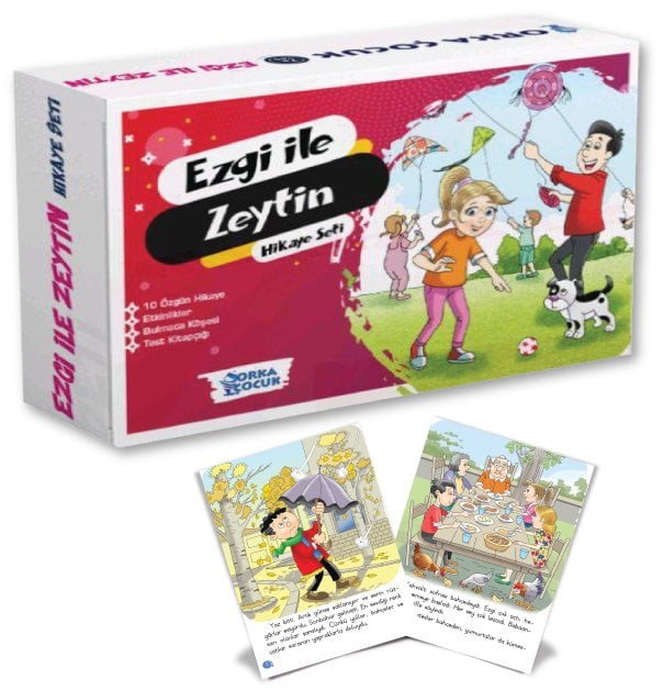 EZGİ İLE ZEYTİN HİKÂYE SETİ (10 KİTAP) (Orka Çocuk)