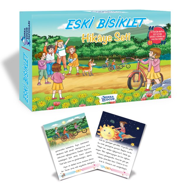 ESKİ BİSİKLET HİKÂYE SETİ (DUYGU ÖZÇELİK ) (10 KİTAP) (Orka Çocuk)