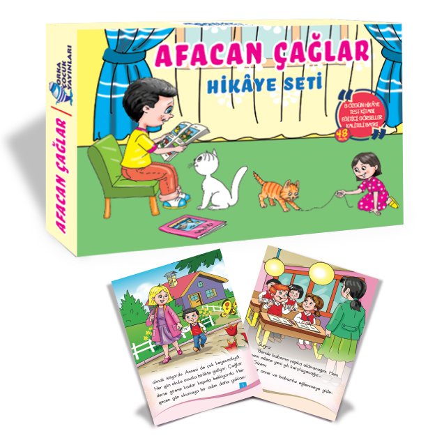 AFACAN ÇAĞLAR HİKÂYE SETİ (8 KİTAP) (Orka Çocuk)