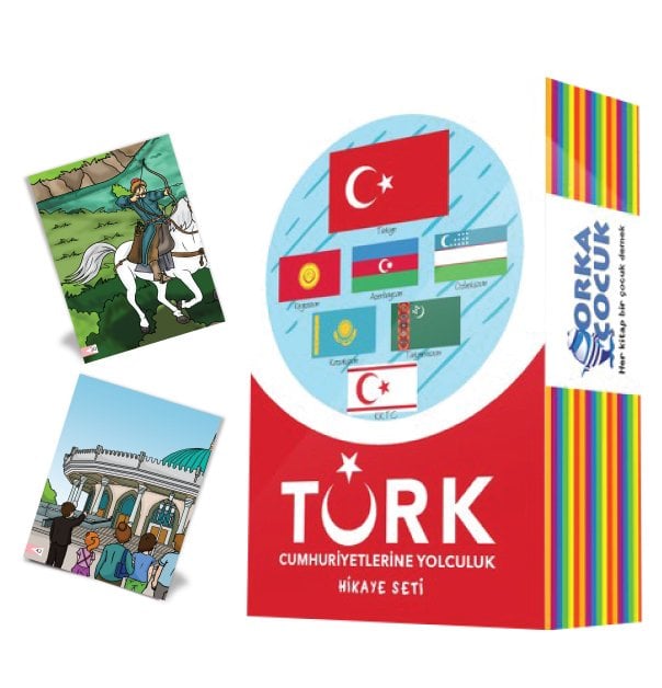 TÜRK CUMHURİYETLERİNE YOLCULUK HİKÂYE SETİ (10 KİTAP) (Orka Çocuk)