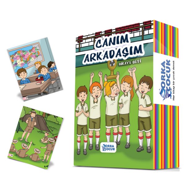 CANIM ARKADAŞIM HİKÂYE SETİ (10 KİTAP) (Orka Çocuk)
