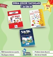 1. Sınıf Eğitim Seti Mini Set (3 Kitap) (Orka Çocuk Yayınları)