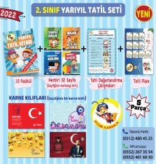 2. SINIF YARIYIL TATİL SETİ-5 PARÇA (Atom Karınca)