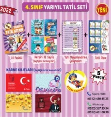 4. SINIF YARIYIL TATİL SETİ-5 PARÇA (Atom Karınca)
