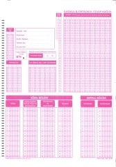 OPTİK FORM (TÜM SINIFLAR İÇİN)