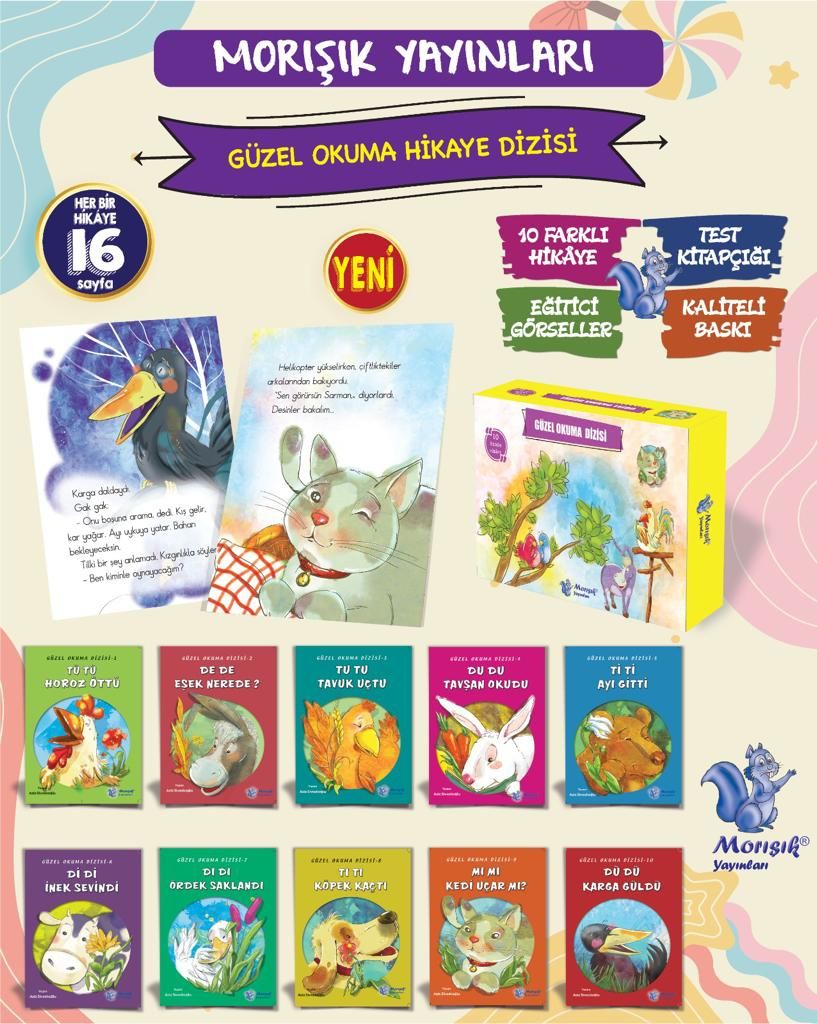 GÜZEL OKUMA DİZİSİ (10 Kitap) (MORIŞIK)