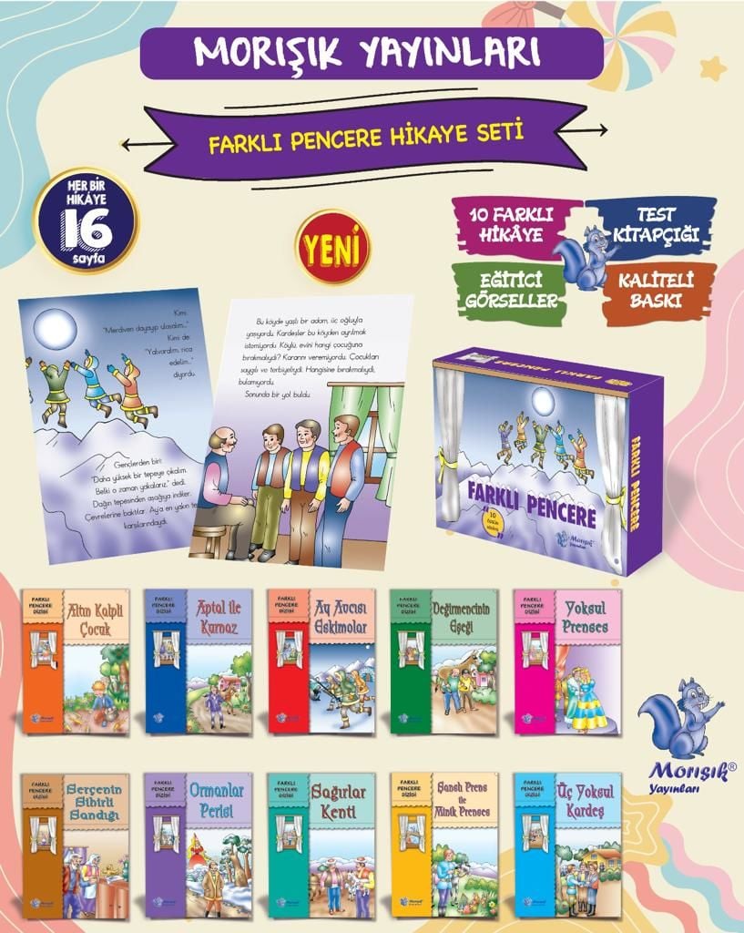 FARKLI PENCERE DİZİSİ (10 Kitap) (MORIŞIK)