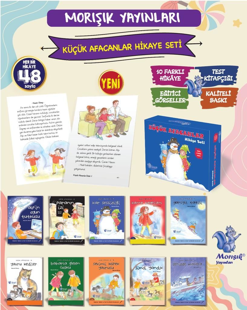 KÜÇÜK AFACANLAR DİZİSİ (10 Kitap) (MORIŞIK)
