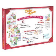 DEFNE VE ÇINAR İLE OKUDUĞUMU ANLIYORUM SERİSİ (10 KİTAP) (Dörtrenk)