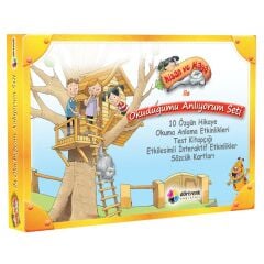 NİSAN VE MAYA İLE OKUDUĞUMU ANLIYORUM SERİSİ (10 KİTAP) (Dörtrenk)