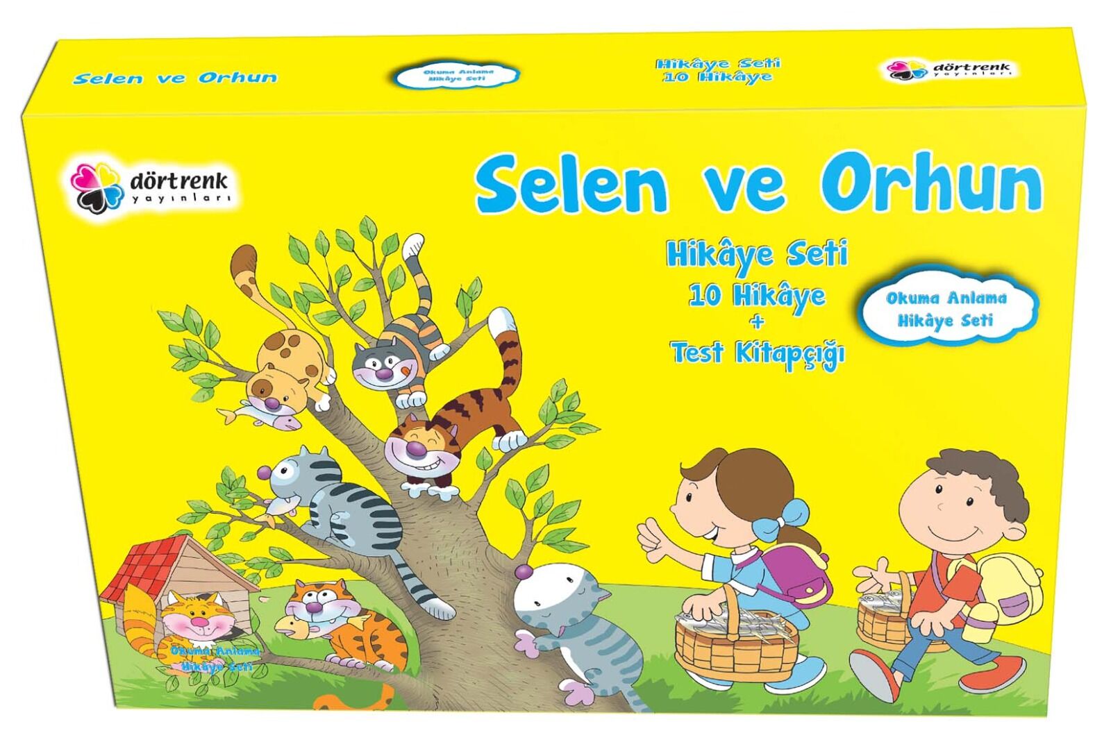 SELEN VE ORHUN HİKAYE SETİ (10 KİTAP)(Dörtrenk)