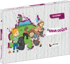 BANA DEĞER HİKAYE SETİ (10 KİTAP) (Dörtrenk)