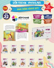 BANA DEĞER HİKAYE SETİ (10 KİTAP) (Dörtrenk)