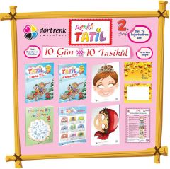 2. SINIF RENKLİ TATİL YARI YIL DEĞERLENDİRME SETİ