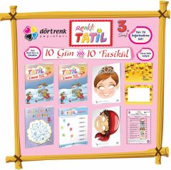 3. SINIF RENKLİ TATİL YARI YIL DEĞERLENDİRME SETİ