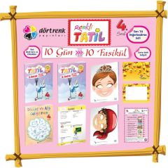 4. SINIF RENKLİ TATİL YARI YIL DEĞERLENDİRME SETİ