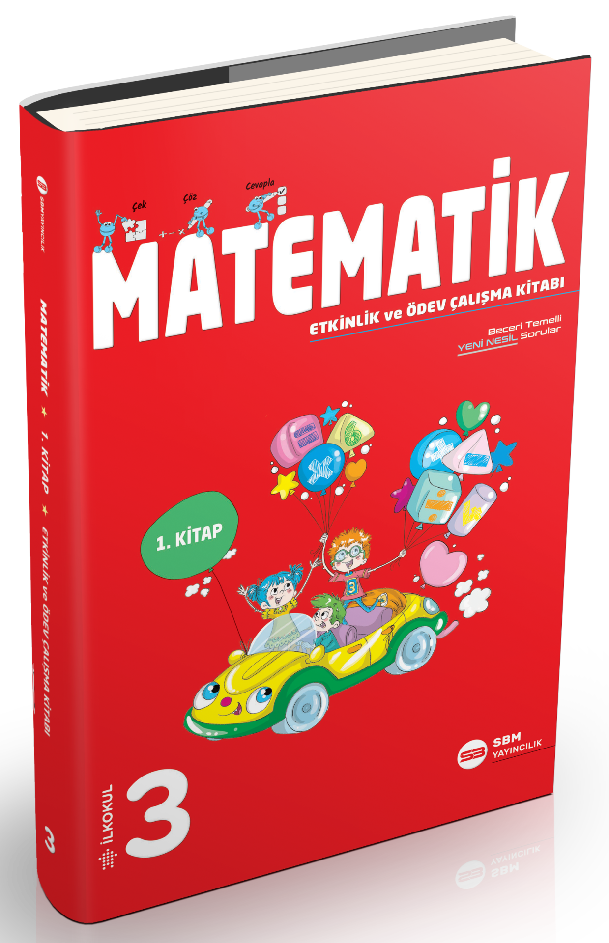 3. SINIF MATEMATİK 1. KİTAP ETKİNLİK VE ÖDEV ÇALIŞMA KİTABI (SBM)