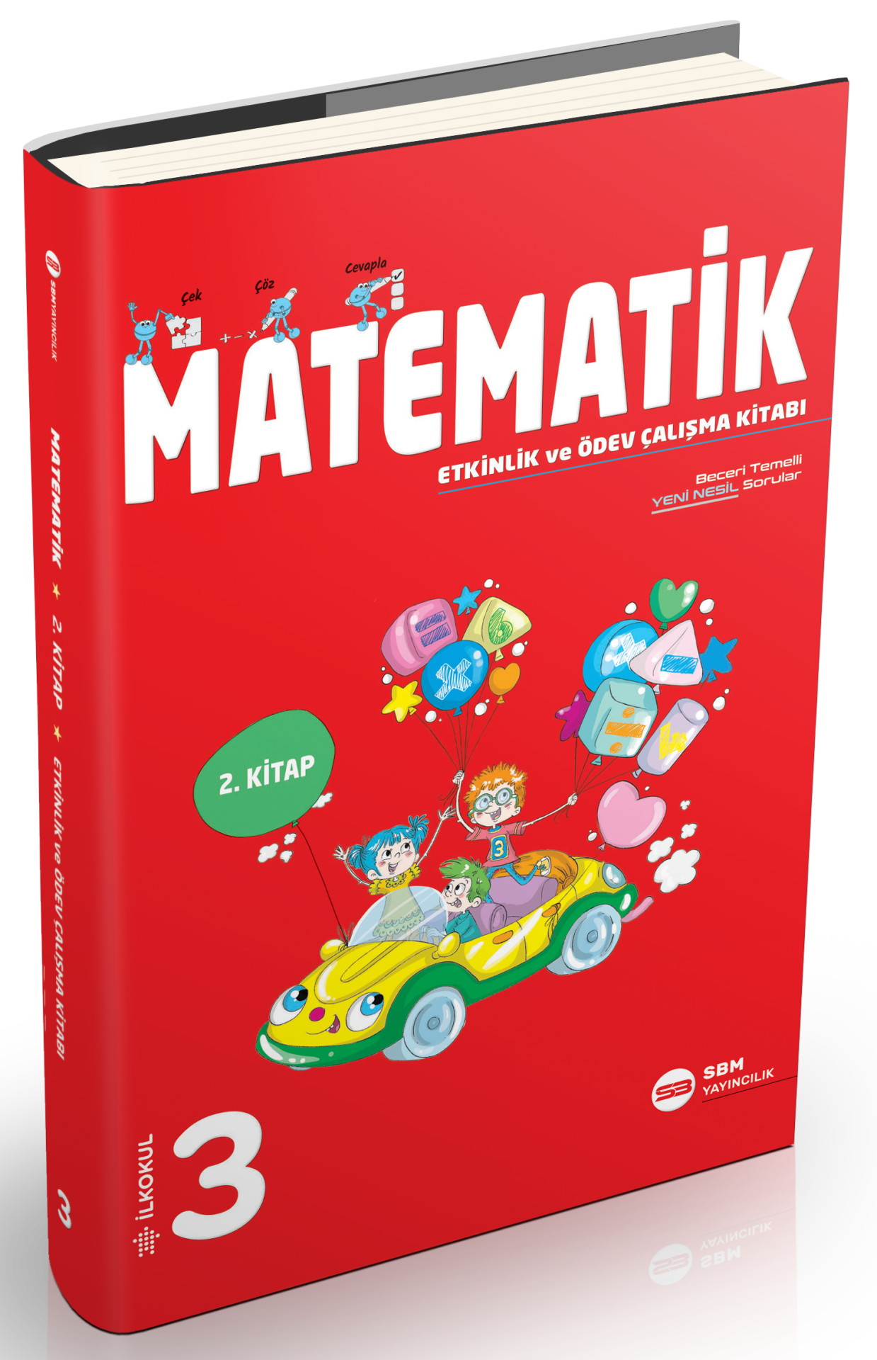 3. SINIF MATEMATİK 2. KİTAP ETKİNLİK VE ÖDEV ÇALIŞMA KİTABI (SBM)