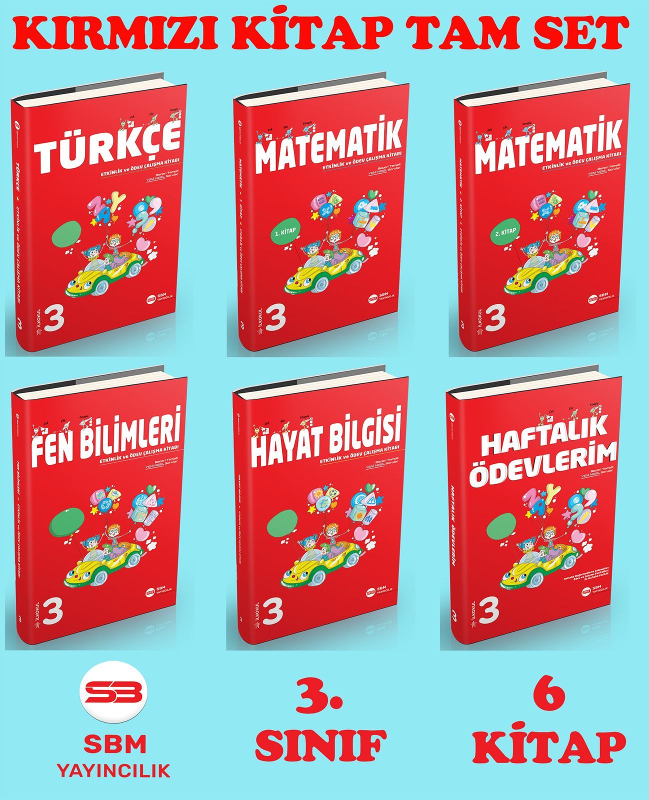 3. SINIF ETKİNLİK VE ÖDEV SETİ (SBM)