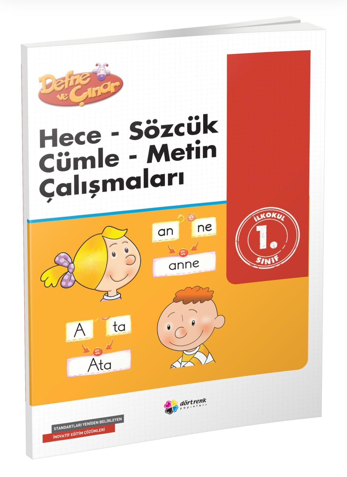 DEFNE VE ÇINAR-HECE SÖZCÜK CÜMLE METİN ÇALIŞMALARI 1. SINIF