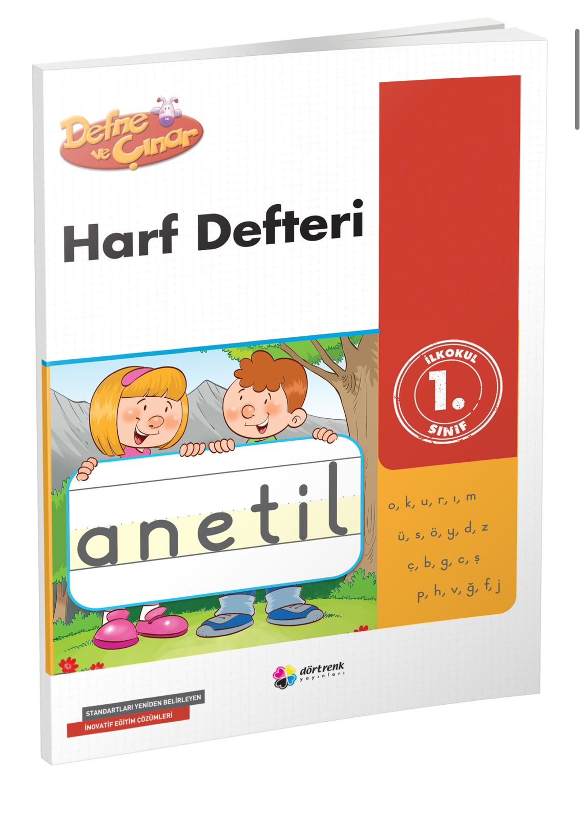 DEFNE VE ÇINAR-HARF DEFTERİ 1. SINIF